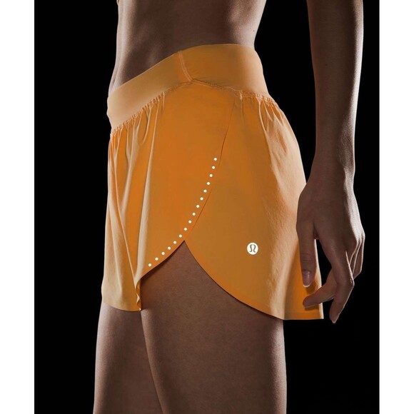 lululemon athletica Pants - Lululemon Fast and Free High-Rise Classic-Fit Split Short 3" Rock Melon Large